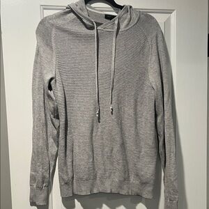 Banana Republic Light Gray Knit hoodie